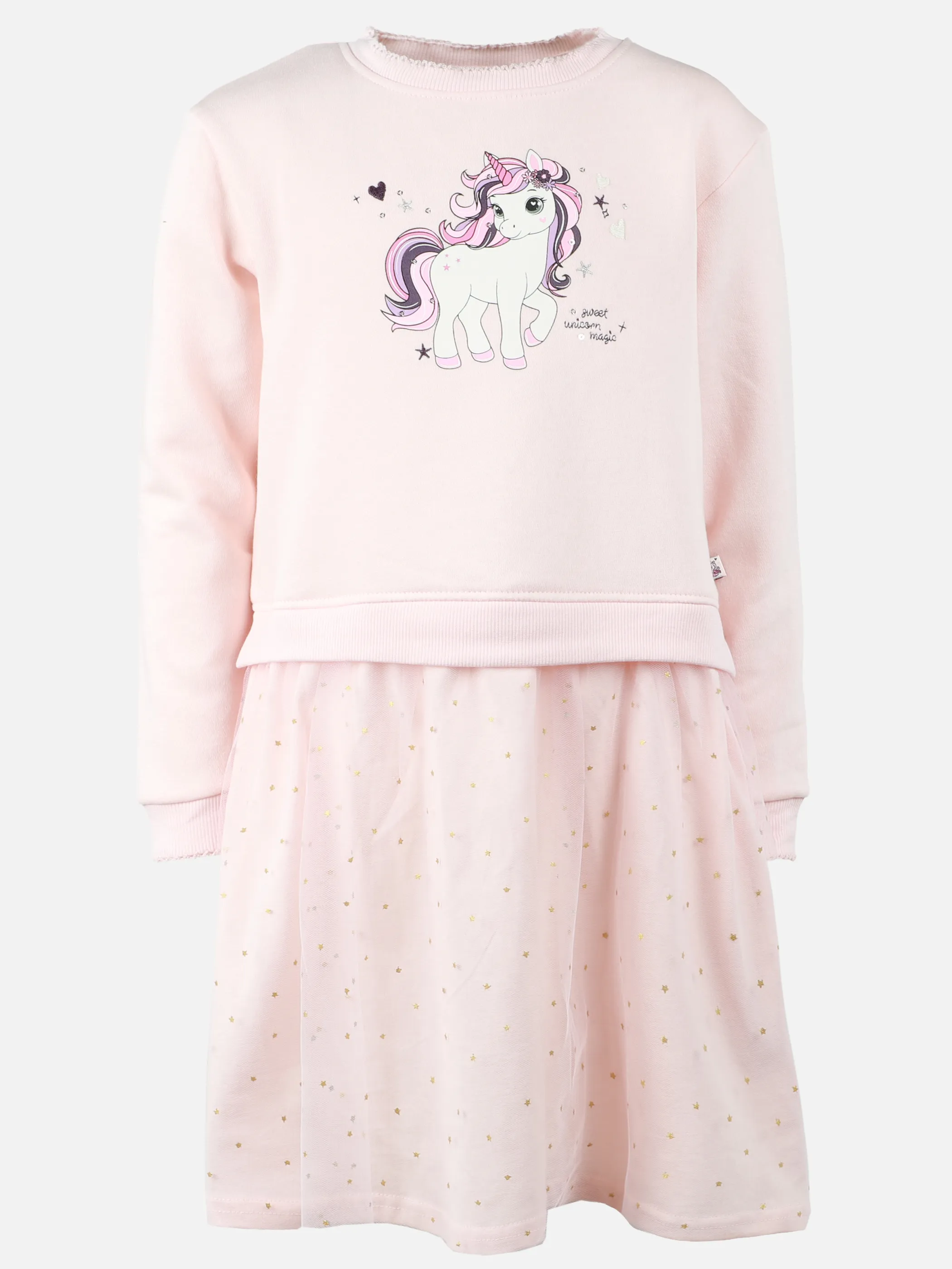 One Way KM Kleid mit Tüllrock und Einhorn FP in rosa Rosa 929715 MARYSROSE 1